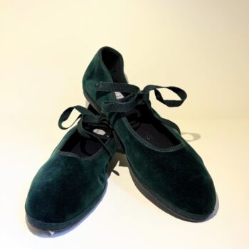 FRIULANE MODELLO TWIST VERDE CON LACCI